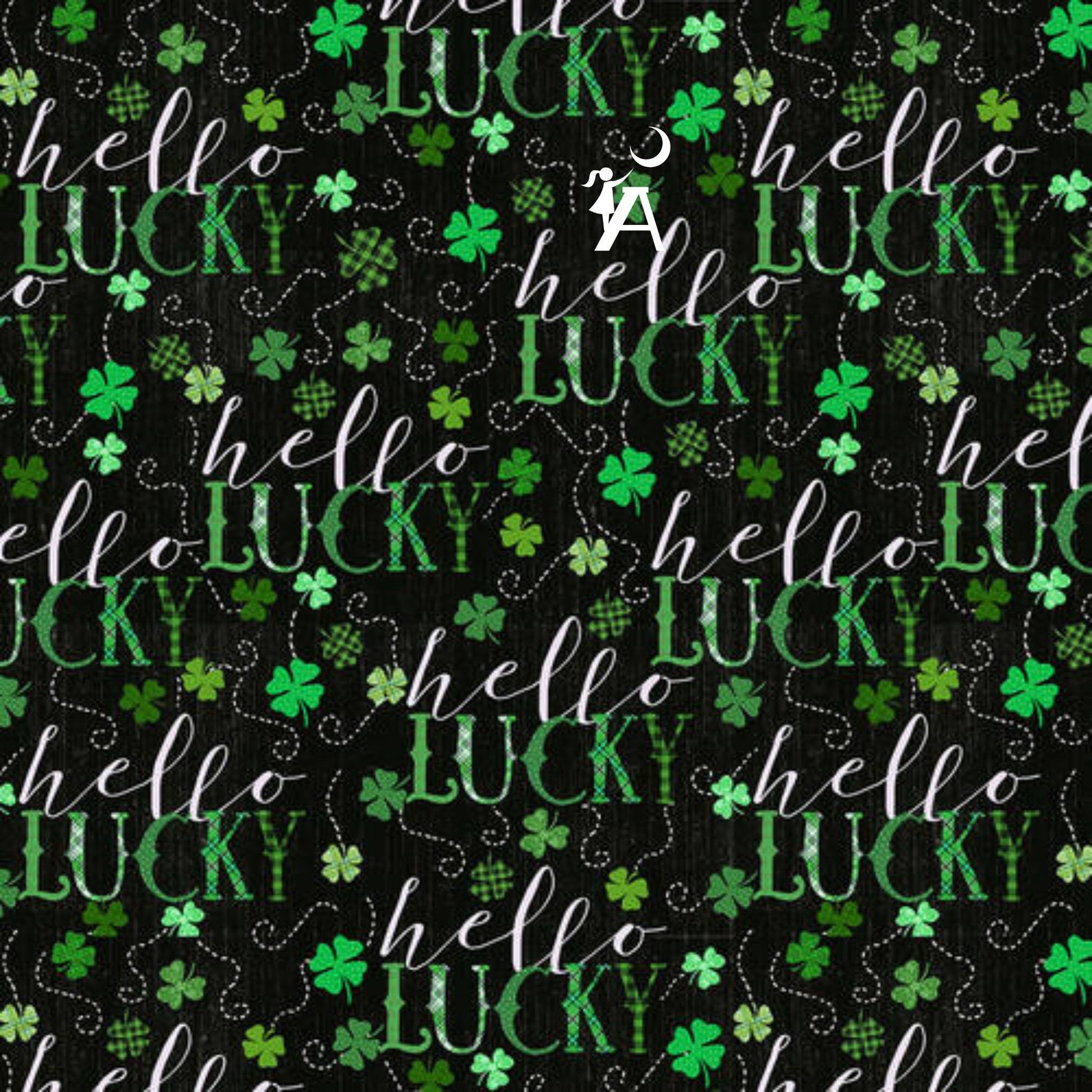St. Patrick's Day Stripes Faux Leather Sheet - Luck O' the Stripes