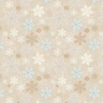 Henry Glass Fabric I Love Sn'Gnomies Flannel Aqua & Beige Gnome Patchwork Cheater Quilt Fabric by Henry Glass