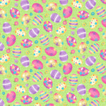 Henry Glass Fabric One Yard Bundle 15 prints & 1 panel Hoppy Easter Gnomies by Henry Glass