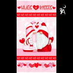 Henry Glass Quilt Kit Gnomie Love Advanced Beginner Valentine Fabric QUILT KIT with Henry Glass Cotton Gnome Fabric
