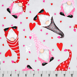 Henry Glass Quilt Kit Gnomie Love Advanced Beginner Valentine Fabric QUILT KIT with Henry Glass Cotton Gnome Fabric