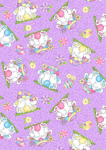 Henry Glass Quilt Kit Hoppy Easter Gnomies Easy DIY Beginner QUILT KIT with Henry Glass Fabric and Picture This Pattern by Jude Spero