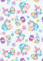 Henry Glass Quilt Kit Hoppy Easter Gnomies Easy DIY Beginner QUILT KIT with Henry Glass Fabric and Picture This Pattern by Jude Spero