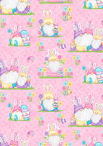 Henry Glass Quilt Kit Hoppy Easter Gnomies Easy DIY Beginner QUILT KIT with Henry Glass Fabric and Picture This Pattern by Jude Spero