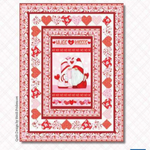 Henry Glass Quilt Kit QUILT KIT NO BACKING Gnomie Love Advanced Beginner Valentine Fabric QUILT KIT with Henry Glass Cotton Gnome Fabric