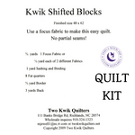 Henry Glass Quilt Kit QUILT KIT Stay Wild Moon Child by Henry Glass with Kwik Shifted Blocks beginner quilt pattern with free panel gift, Celestial Nursery Fabric