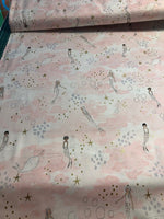 Michael Miller Fabric Sarah Jane Magic Metallic Mermaid Magic from Michael Miller