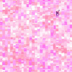 QT Fabrics Fabric 1/4 yard (9"x43/44") / Pixel Pink Inspired Minecraft Fabric PINK Tonal Squares or SOLID Pink Cotton, QT Fabric's Ombre Squares, Face Mask Cotton Fabric by the Yard