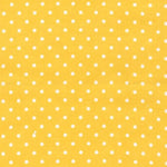Robert Kaufman Fabric 1 yard (36"x44") / Yellow White Polka Dot on Yellow FLANNEL by Robert Kaufman