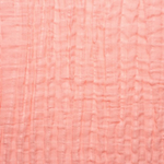 Shannon Fabrics Fabric 2 yards (72"x48") / Solid Coral Embrace Cotton Fabric (Double Gauze Cotton) Discontinued by Shannon Fabrics