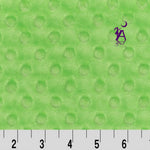 Shannon Fabrics Fabric 2 yards (72"x60") Dark Lime Cuddle Dimple Minky