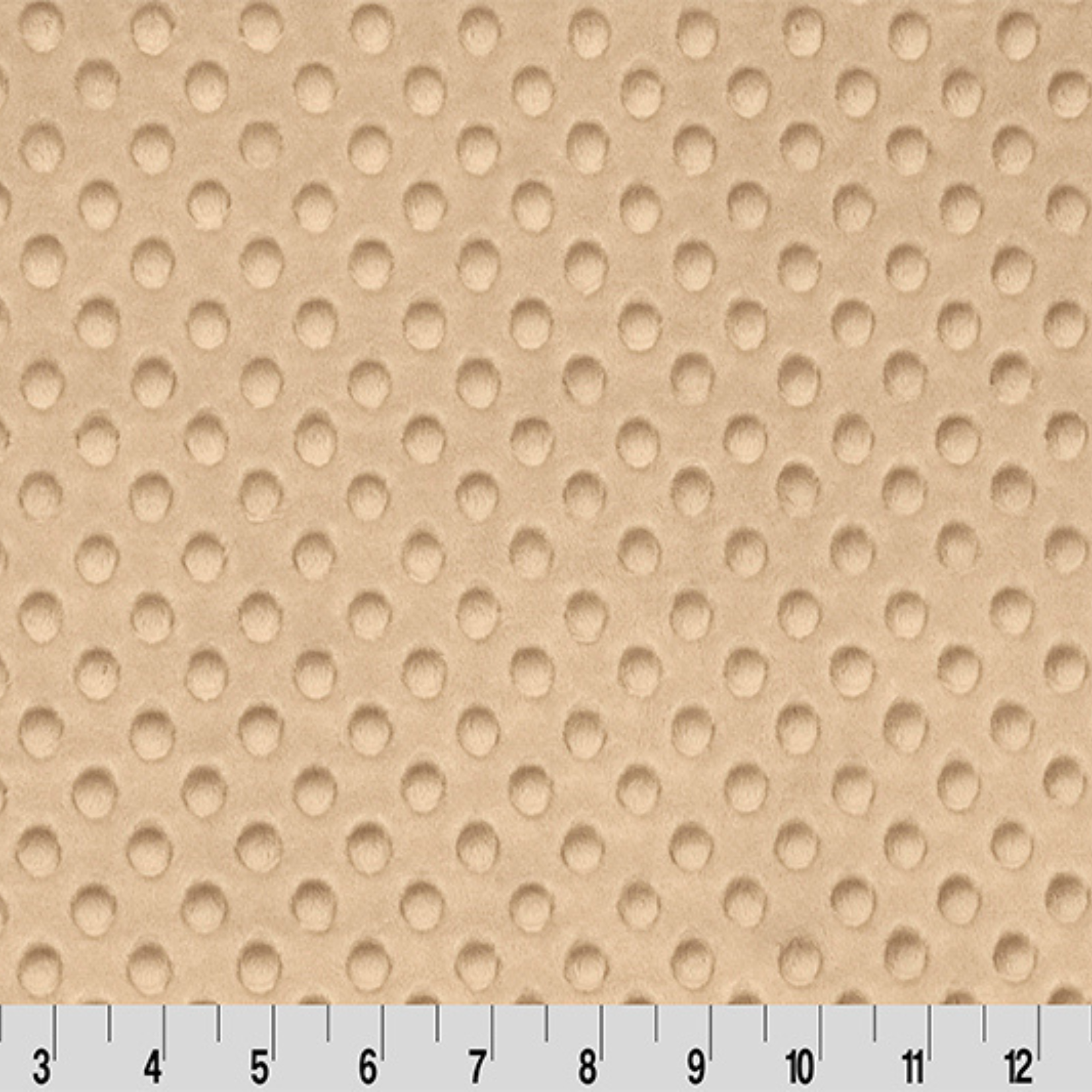 Shannon Fabrics Fabric Black, Camel, and Latte Neutral Dimple Cuddle Minky Embossed Minky Sold in Two Yard Cuts