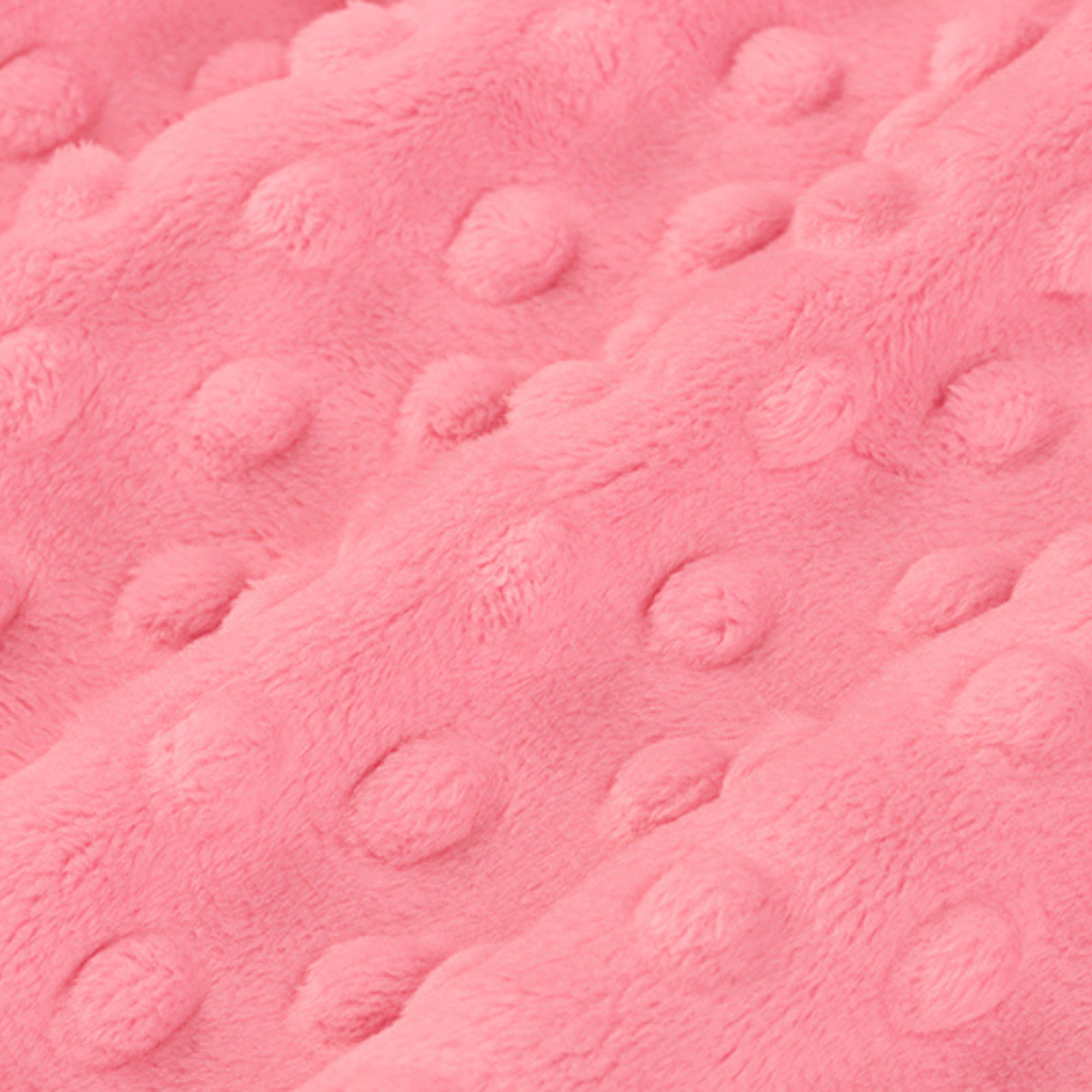 Shannon Fabrics Fabric Bubblegum Paris Pink, Coral, or Bubblegum Dimple Cuddle® Minky Embossed Minky Sold in Two Yard Cuts