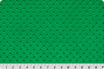 Shannon Fabrics Fabric Kelly Green Dimple Cuddle® Minky Embossed Minky