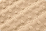 Shannon Fabrics Fabric Latte Black, Camel, and Latte Neutral Dimple Cuddle Minky Embossed Minky Sold in Two Yard Cuts