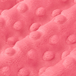 Shannon Fabrics Fabric Paris Pink Paris Pink, Coral, or Bubblegum Dimple Cuddle® Minky Embossed Minky Sold in Two Yard Cuts