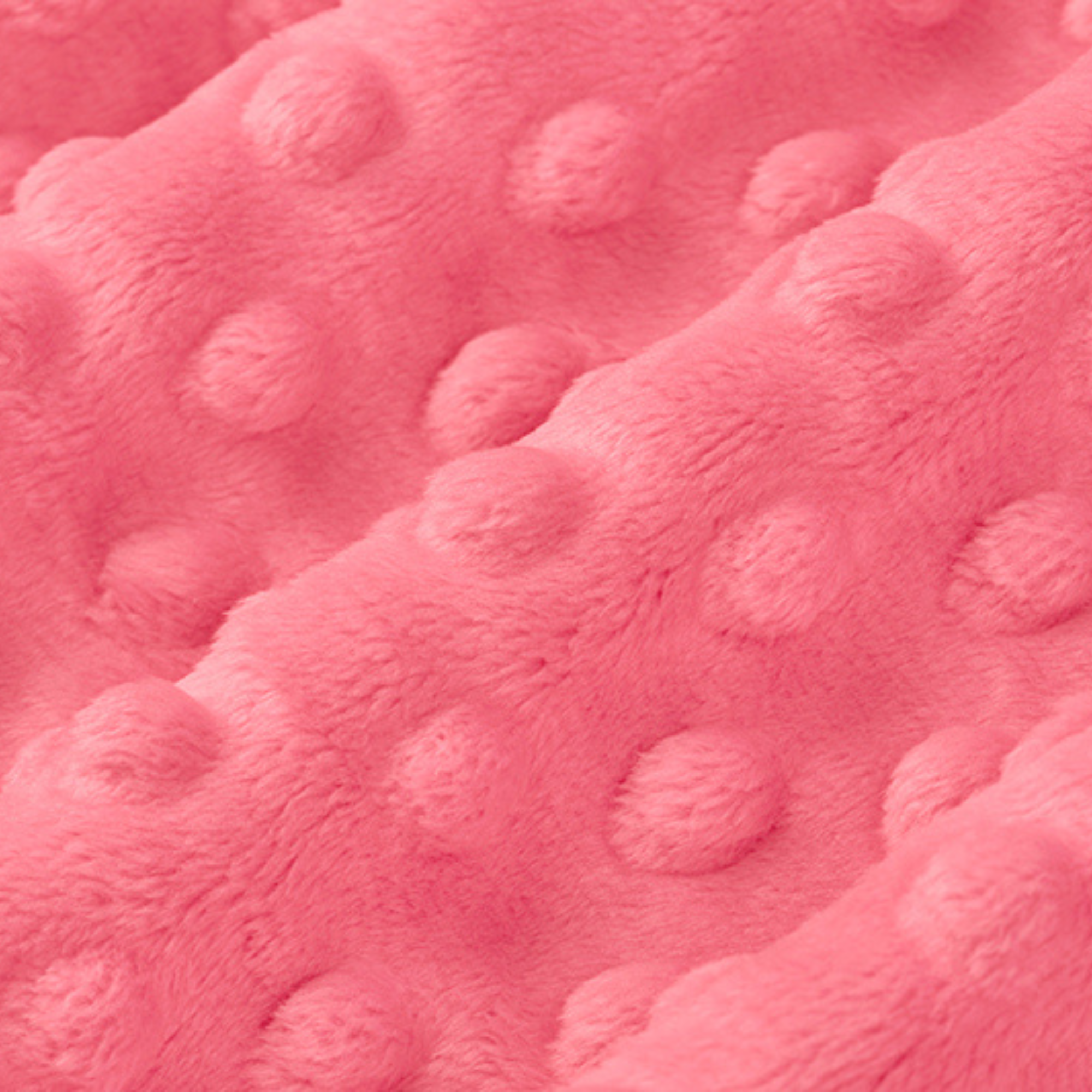 Shannon Fabrics Fabric Paris Pink Paris Pink, Coral, or Bubblegum Dimple Cuddle® Minky Embossed Minky Sold in Two Yard Cuts