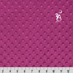 Shannon Fabrics Fabric Raspberry Dimple Cuddle Minky Embossed Fabric