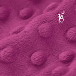 Shannon Fabrics Fabric Raspberry Dimple Cuddle Minky Embossed Fabric