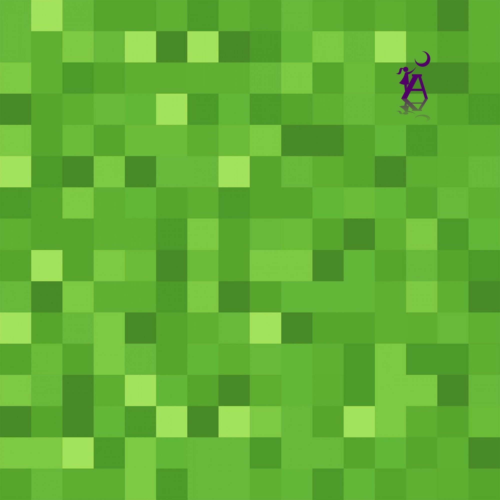 Springs Creative Fabric FQ Minecraft Fabric, Mojang minecraft green pixel fabric, Minecraft Licensed cotton Fabric, Minecraft bitmap, Minecraft grass blocks fabric