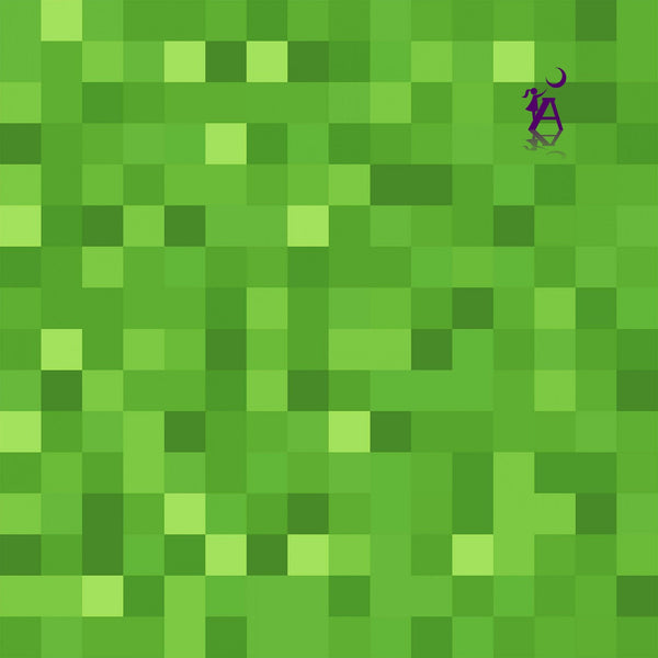 Minecraft Licensed Cotton Quilting Fabric, Mojang Minecraft green pixel ...