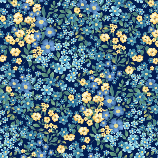 Studio E Fabric Bundle Bee All You Can Bee 1/2 yard Bundled Fabric Collection Panel plus 8 coordinating 1/2 yard prints