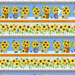 Studio E Fabric Sunny Sunflowers by Studio E Fabric Bundle, FQ Bundle Fabric, Honey Bee Cotton Fabric, Sunflower Panel, Sunflower Blocks, Bee Fabric