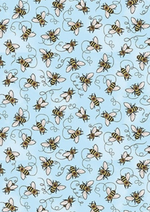 Studio E Quilt Kit Kit TOP/Binding ONLY Beginner Quilt Kit Bee All You Can Bee DIY Panel Quilt 50" x 68" approximate finished size