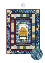 Studio E Quilt Kit Kit w/backing Floral Beginner Quilt Kit Bee All You Can Bee DIY Panel Quilt 50" x 68" approximate finished size