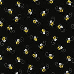 Timeless Treasures Fabric 1 yard (36"x44") Honey bee fabric by Gail Cadden, bumblebee fabric, Beeloved Fabric, Timeless Treasures You are My Sunshine Fabric, Honeybee Fabric