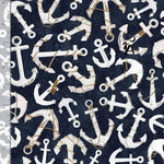 Timeless Treasures Fabric Beach and Nautical FQ Fabric Bundle with Beach Dreams PANEL 9 FQ prints and 1 Panel