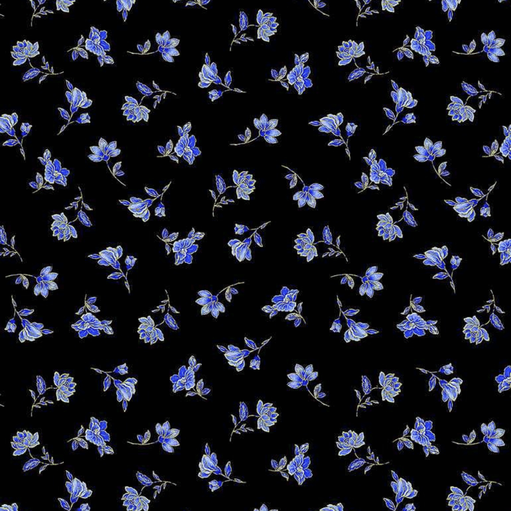Timeless Treasures Fabric Bundle Fleur Butterflies Utopia by Chong-A-Hwang 1/2 yard Fabric Bundle Butterfly Includes Panel and 10 fabric cuts in 1/2 yard size (5 yards of fabric + 1 panel)