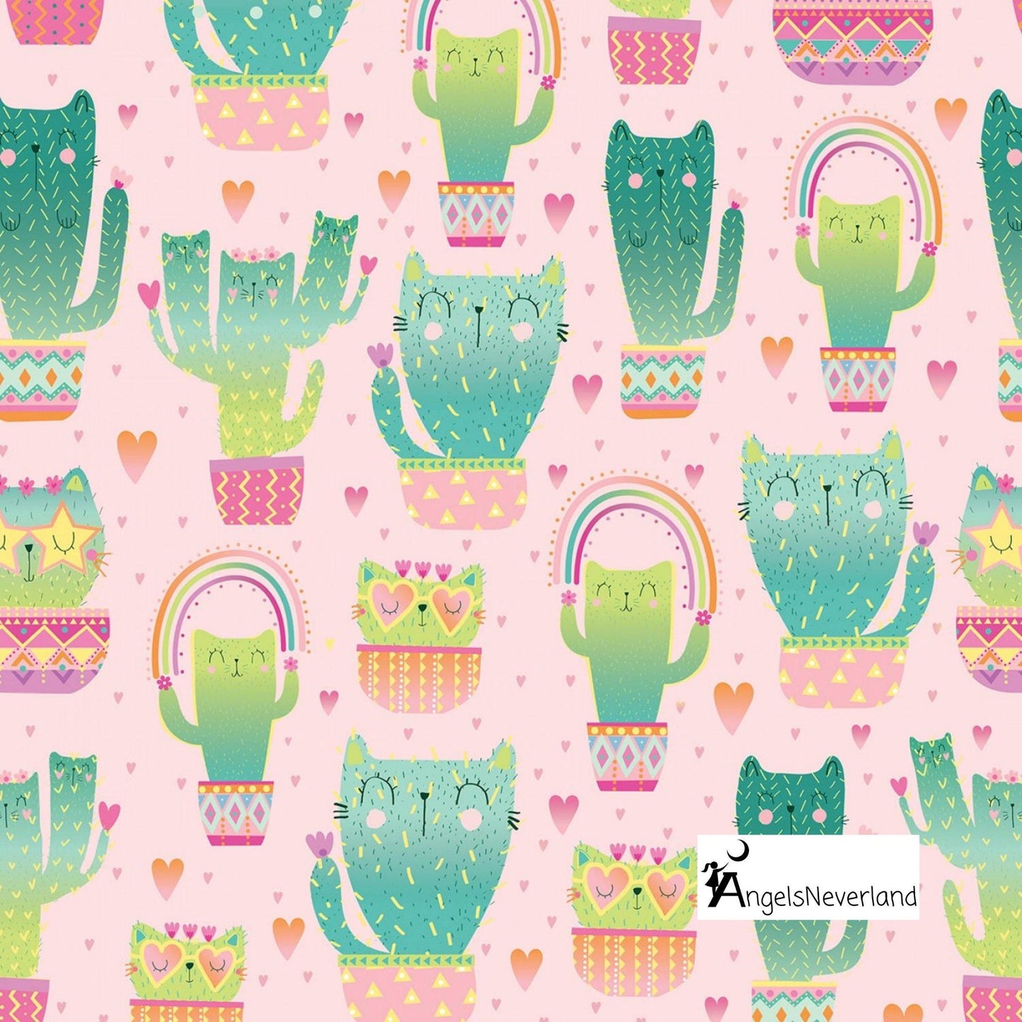 Timeless Treasures Fabric Timeless Treasures All over sloths fabric or small pink hearts fabric