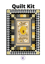 Timeless Treasures Quilt Kit Beginner Bee Hive Quilt Kit Timeless Treasures Home Is Where My Honey Is DIY Panel Quilt