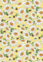 Timeless Treasures Quilt Kit Beginner Quilt Kit Bee All You Can Bee DIY Panel Quilt 50" x 68" approximate finished size