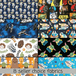 Whimsical Workshop Quilt Patterns Galaxy Far Far Away DIY Star Wars Applique COMPLETE Intermediate Quilt Kit with Millennium Falcon and Star Destroyer Pattern Video Tutorial available