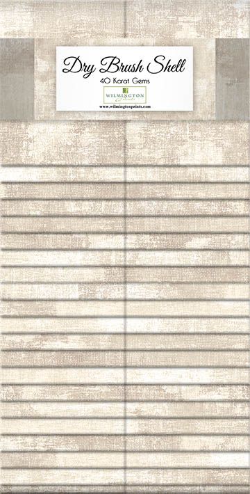 Wilmington Prints precut Dry Brush SHELL by Wilmington Prints 2-1/2" Strips (40 strips per package) -Coastal Sanctuary Coordinate